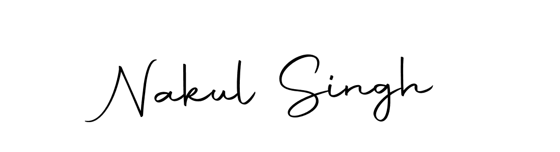 Create a beautiful signature design for name Nakul Singh. With this signature (Autography-DOLnW) fonts, you can make a handwritten signature for free. Nakul Singh signature style 10 images and pictures png