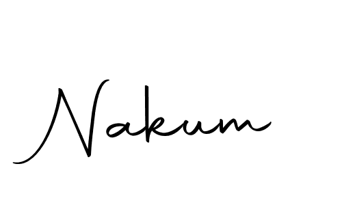 Make a beautiful signature design for name Nakum. With this signature (Autography-DOLnW) style, you can create a handwritten signature for free. Nakum signature style 10 images and pictures png