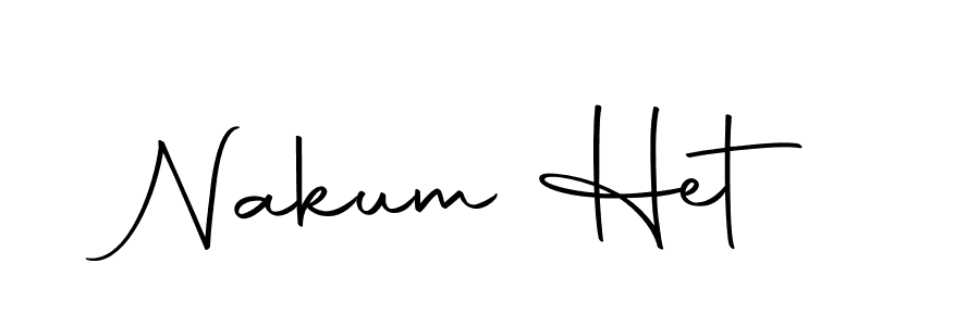 Also we have Nakum Het name is the best signature style. Create professional handwritten signature collection using Autography-DOLnW autograph style. Nakum Het signature style 10 images and pictures png