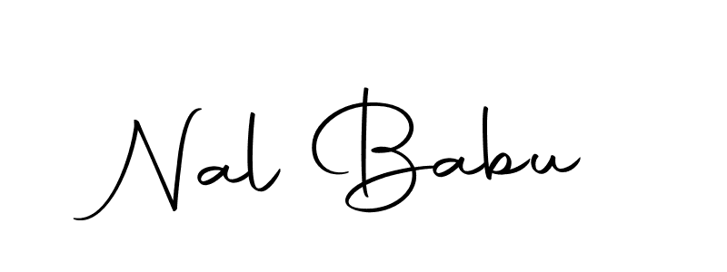 How to make Nal Babu name signature. Use Autography-DOLnW style for creating short signs online. This is the latest handwritten sign. Nal Babu signature style 10 images and pictures png