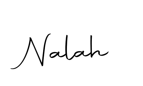 Here are the top 10 professional signature styles for the name Nalah. These are the best autograph styles you can use for your name. Nalah signature style 10 images and pictures png