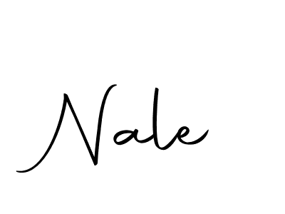 Use a signature maker to create a handwritten signature online. With this signature software, you can design (Autography-DOLnW) your own signature for name Nale. Nale signature style 10 images and pictures png