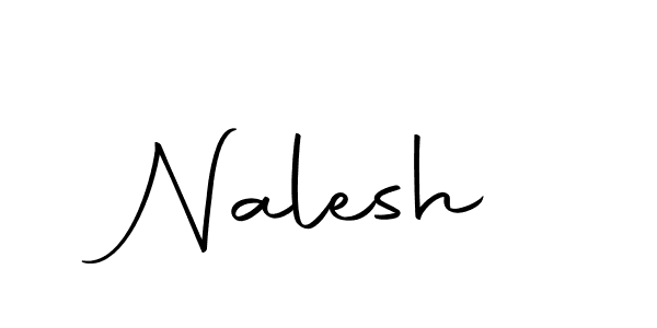 Nalesh stylish signature style. Best Handwritten Sign (Autography-DOLnW) for my name. Handwritten Signature Collection Ideas for my name Nalesh. Nalesh signature style 10 images and pictures png