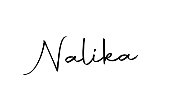 Similarly Autography-DOLnW is the best handwritten signature design. Signature creator online .You can use it as an online autograph creator for name Nalika. Nalika signature style 10 images and pictures png