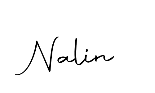 Here are the top 10 professional signature styles for the name Nalin. These are the best autograph styles you can use for your name. Nalin signature style 10 images and pictures png