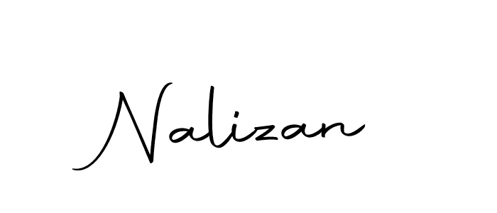 You should practise on your own different ways (Autography-DOLnW) to write your name (Nalizan) in signature. don't let someone else do it for you. Nalizan signature style 10 images and pictures png