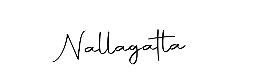 Autography-DOLnW is a professional signature style that is perfect for those who want to add a touch of class to their signature. It is also a great choice for those who want to make their signature more unique. Get Nallagatla name to fancy signature for free. Nallagatla signature style 10 images and pictures png