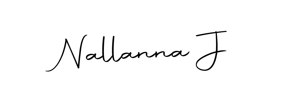 Similarly Autography-DOLnW is the best handwritten signature design. Signature creator online .You can use it as an online autograph creator for name Nallanna J. Nallanna J signature style 10 images and pictures png