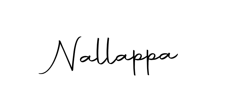 Make a beautiful signature design for name Nallappa. With this signature (Autography-DOLnW) style, you can create a handwritten signature for free. Nallappa signature style 10 images and pictures png