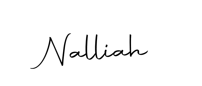 How to make Nalliah name signature. Use Autography-DOLnW style for creating short signs online. This is the latest handwritten sign. Nalliah signature style 10 images and pictures png