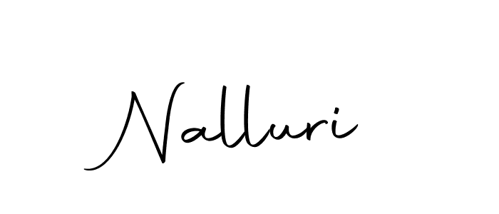 Make a short Nalluri signature style. Manage your documents anywhere anytime using Autography-DOLnW. Create and add eSignatures, submit forms, share and send files easily. Nalluri signature style 10 images and pictures png