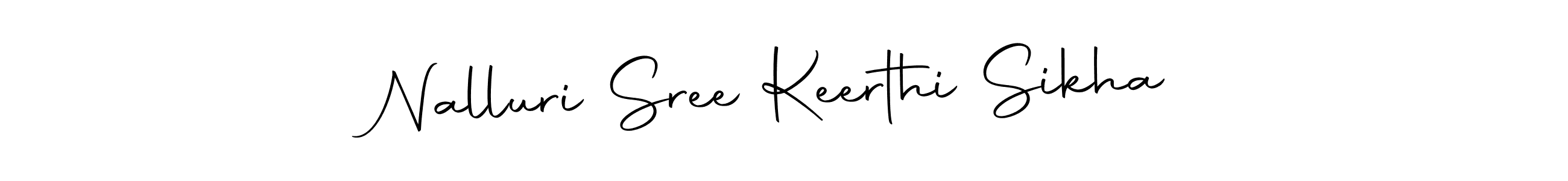 Nalluri Sree Keerthi Sikha stylish signature style. Best Handwritten Sign (Autography-DOLnW) for my name. Handwritten Signature Collection Ideas for my name Nalluri Sree Keerthi Sikha. Nalluri Sree Keerthi Sikha signature style 10 images and pictures png