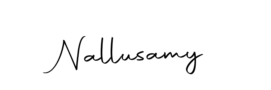 Use a signature maker to create a handwritten signature online. With this signature software, you can design (Autography-DOLnW) your own signature for name Nallusamy. Nallusamy signature style 10 images and pictures png