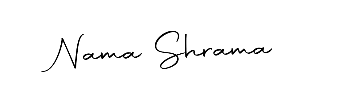 if you are searching for the best signature style for your name Nama Shrama. so please give up your signature search. here we have designed multiple signature styles  using Autography-DOLnW. Nama Shrama signature style 10 images and pictures png