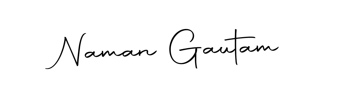 Design your own signature with our free online signature maker. With this signature software, you can create a handwritten (Autography-DOLnW) signature for name Naman Gautam. Naman Gautam signature style 10 images and pictures png