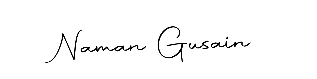 Create a beautiful signature design for name Naman Gusain. With this signature (Autography-DOLnW) fonts, you can make a handwritten signature for free. Naman Gusain signature style 10 images and pictures png