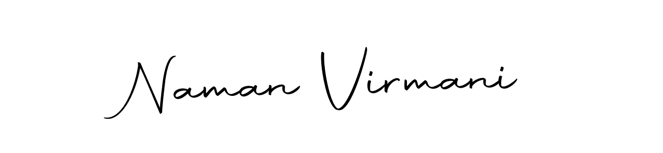 How to make Naman Virmani name signature. Use Autography-DOLnW style for creating short signs online. This is the latest handwritten sign. Naman Virmani signature style 10 images and pictures png