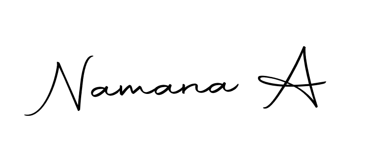 Make a short Namana A signature style. Manage your documents anywhere anytime using Autography-DOLnW. Create and add eSignatures, submit forms, share and send files easily. Namana A signature style 10 images and pictures png