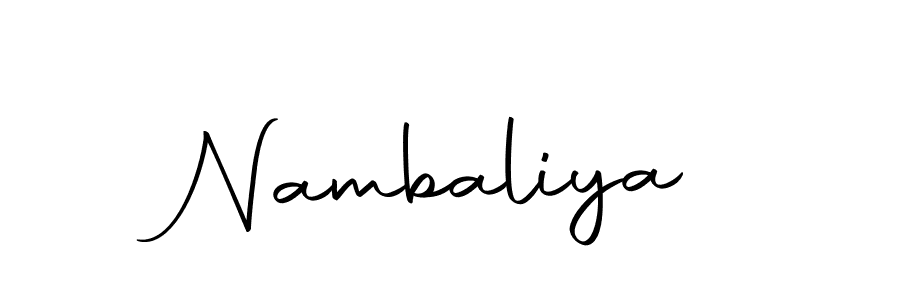 if you are searching for the best signature style for your name Nambaliya. so please give up your signature search. here we have designed multiple signature styles  using Autography-DOLnW. Nambaliya signature style 10 images and pictures png