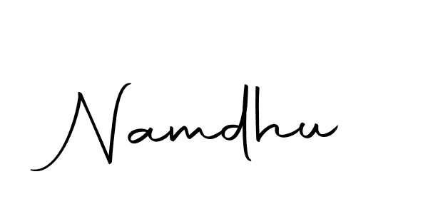 How to Draw Namdhu signature style? Autography-DOLnW is a latest design signature styles for name Namdhu. Namdhu signature style 10 images and pictures png