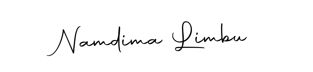 if you are searching for the best signature style for your name Namdima Limbu. so please give up your signature search. here we have designed multiple signature styles  using Autography-DOLnW. Namdima Limbu signature style 10 images and pictures png