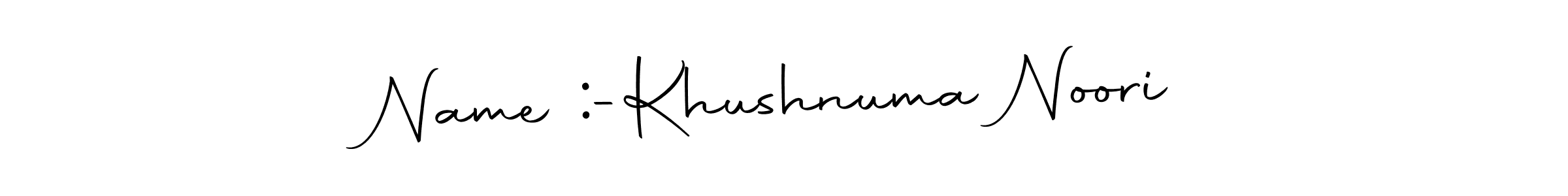 Also we have Name :-  Khushnuma Noori name is the best signature style. Create professional handwritten signature collection using Autography-DOLnW autograph style. Name :-  Khushnuma Noori signature style 10 images and pictures png