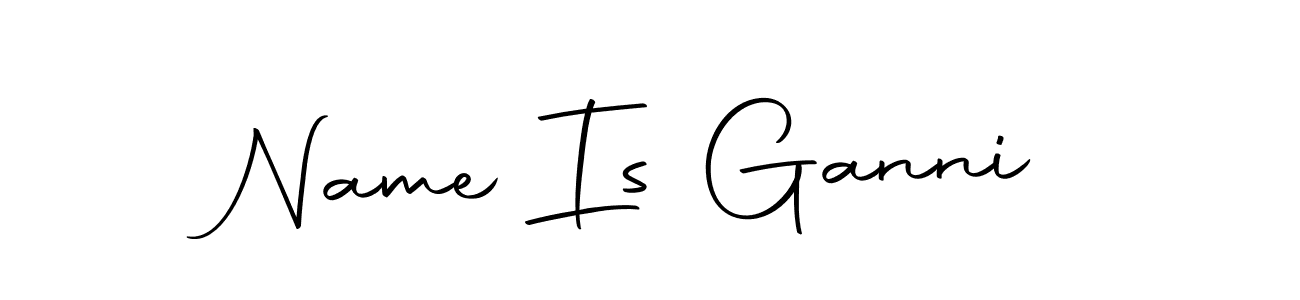 Make a short Name Is Ganni signature style. Manage your documents anywhere anytime using Autography-DOLnW. Create and add eSignatures, submit forms, share and send files easily. Name Is Ganni signature style 10 images and pictures png