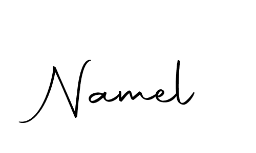 How to Draw Namel signature style? Autography-DOLnW is a latest design signature styles for name Namel. Namel signature style 10 images and pictures png
