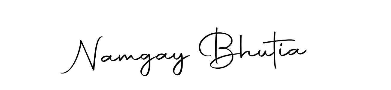 Make a beautiful signature design for name Namgay Bhutia. Use this online signature maker to create a handwritten signature for free. Namgay Bhutia signature style 10 images and pictures png