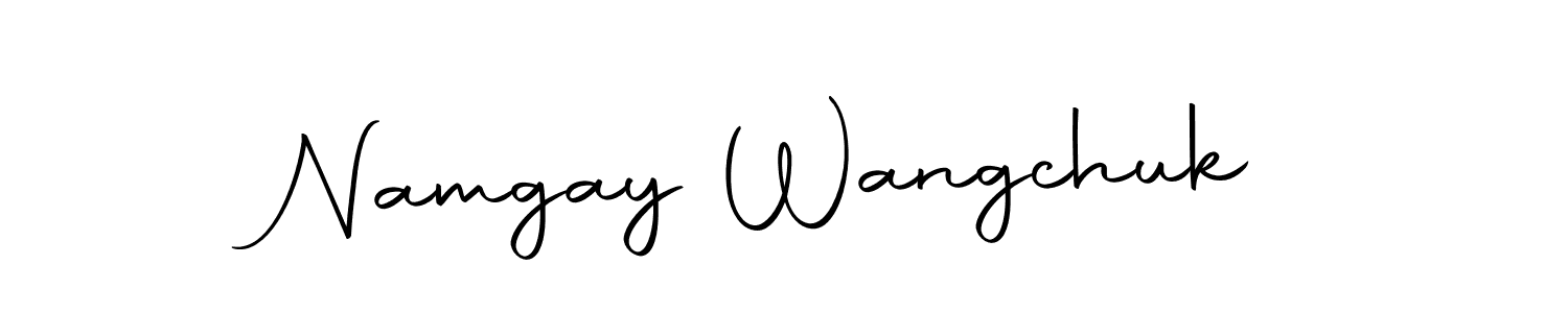 The best way (Autography-DOLnW) to make a short signature is to pick only two or three words in your name. The name Namgay Wangchuk include a total of six letters. For converting this name. Namgay Wangchuk signature style 10 images and pictures png