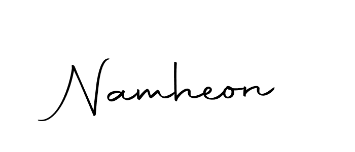 How to make Namheon name signature. Use Autography-DOLnW style for creating short signs online. This is the latest handwritten sign. Namheon signature style 10 images and pictures png