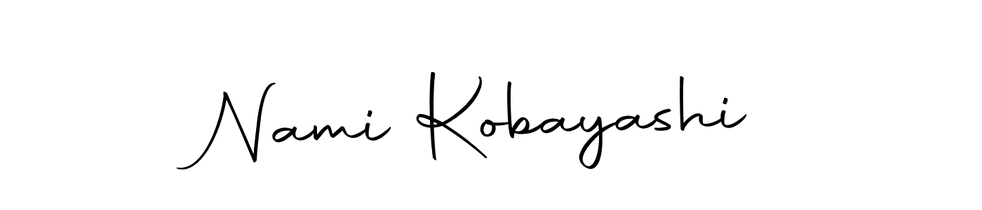 The best way (Autography-DOLnW) to make a short signature is to pick only two or three words in your name. The name Nami Kobayashi include a total of six letters. For converting this name. Nami Kobayashi signature style 10 images and pictures png