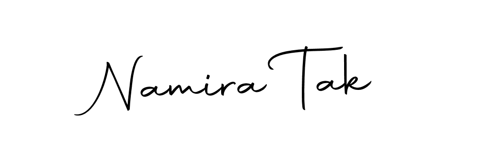 Here are the top 10 professional signature styles for the name Namira Tak. These are the best autograph styles you can use for your name. Namira Tak signature style 10 images and pictures png