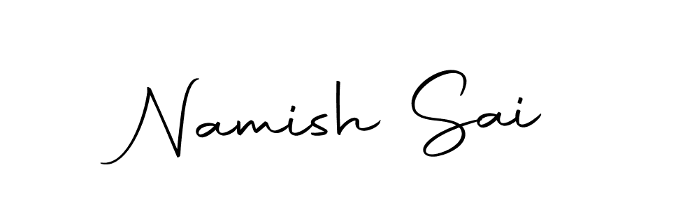 Here are the top 10 professional signature styles for the name Namish Sai. These are the best autograph styles you can use for your name. Namish Sai signature style 10 images and pictures png