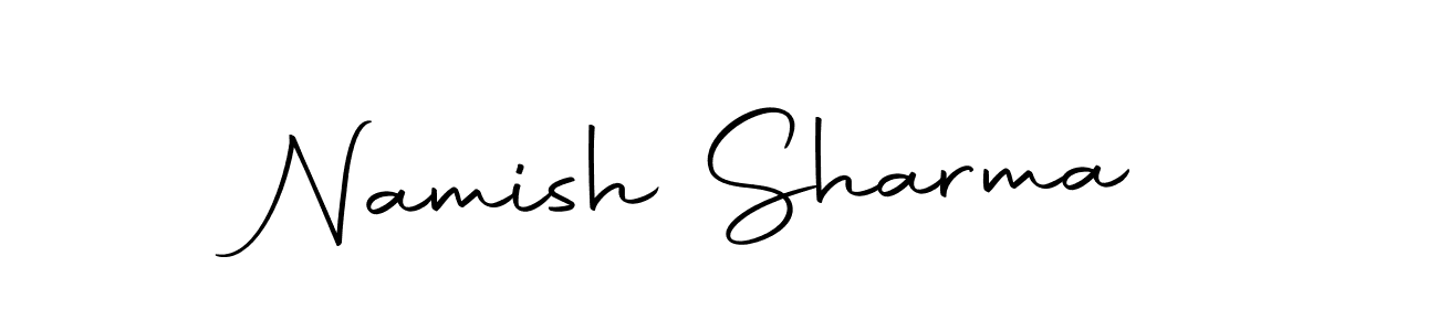 Also we have Namish Sharma name is the best signature style. Create professional handwritten signature collection using Autography-DOLnW autograph style. Namish Sharma signature style 10 images and pictures png
