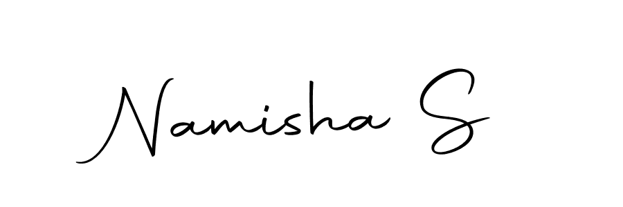 This is the best signature style for the Namisha S name. Also you like these signature font (Autography-DOLnW). Mix name signature. Namisha S signature style 10 images and pictures png