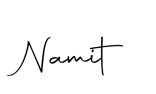 How to make Namit name signature. Use Autography-DOLnW style for creating short signs online. This is the latest handwritten sign. Namit signature style 10 images and pictures png