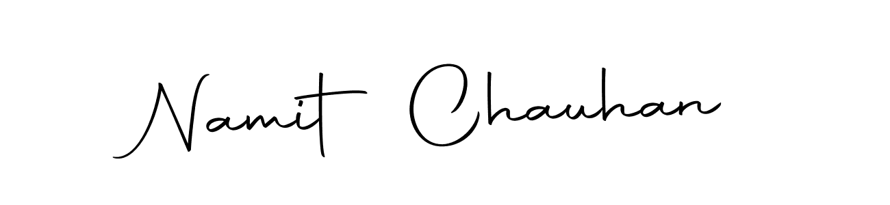 Design your own signature with our free online signature maker. With this signature software, you can create a handwritten (Autography-DOLnW) signature for name Namit Chauhan. Namit Chauhan signature style 10 images and pictures png