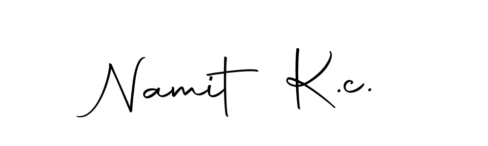 Make a beautiful signature design for name Namit K.c.. With this signature (Autography-DOLnW) style, you can create a handwritten signature for free. Namit K.c. signature style 10 images and pictures png