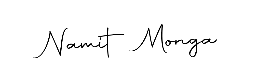 Use a signature maker to create a handwritten signature online. With this signature software, you can design (Autography-DOLnW) your own signature for name Namit Monga. Namit Monga signature style 10 images and pictures png