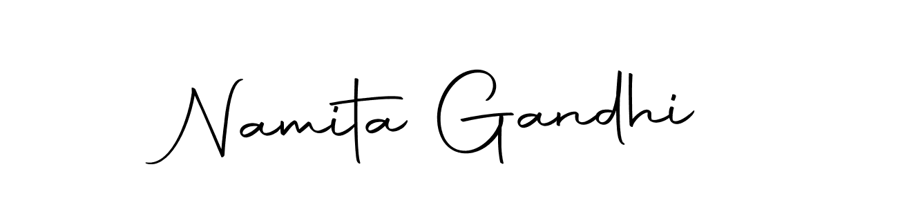 Make a beautiful signature design for name Namita Gandhi. Use this online signature maker to create a handwritten signature for free. Namita Gandhi signature style 10 images and pictures png