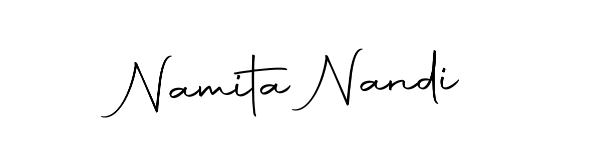 Namita Nandi stylish signature style. Best Handwritten Sign (Autography-DOLnW) for my name. Handwritten Signature Collection Ideas for my name Namita Nandi. Namita Nandi signature style 10 images and pictures png