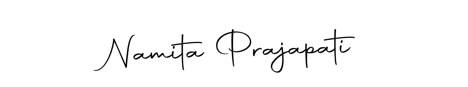 Use a signature maker to create a handwritten signature online. With this signature software, you can design (Autography-DOLnW) your own signature for name Namita Prajapati. Namita Prajapati signature style 10 images and pictures png