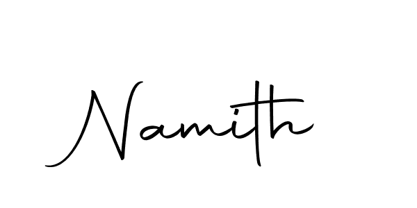 Use a signature maker to create a handwritten signature online. With this signature software, you can design (Autography-DOLnW) your own signature for name Namith. Namith signature style 10 images and pictures png