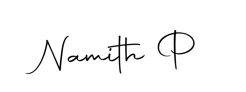 Make a beautiful signature design for name Namith P. Use this online signature maker to create a handwritten signature for free. Namith P signature style 10 images and pictures png