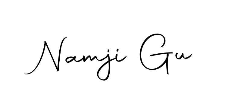 Design your own signature with our free online signature maker. With this signature software, you can create a handwritten (Autography-DOLnW) signature for name Namji Gu. Namji Gu signature style 10 images and pictures png