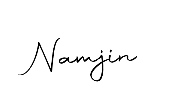 Similarly Autography-DOLnW is the best handwritten signature design. Signature creator online .You can use it as an online autograph creator for name Namjin. Namjin signature style 10 images and pictures png