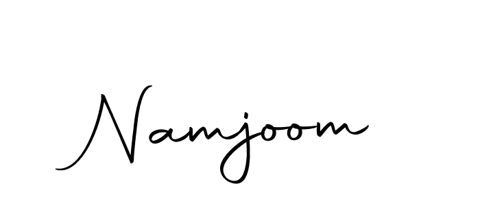 How to make Namjoom signature? Autography-DOLnW is a professional autograph style. Create handwritten signature for Namjoom name. Namjoom signature style 10 images and pictures png