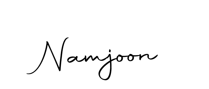 Namjoon stylish signature style. Best Handwritten Sign (Autography-DOLnW) for my name. Handwritten Signature Collection Ideas for my name Namjoon. Namjoon signature style 10 images and pictures png