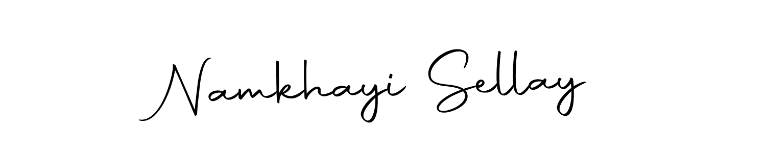 Create a beautiful signature design for name Namkhayi Sellay. With this signature (Autography-DOLnW) fonts, you can make a handwritten signature for free. Namkhayi Sellay signature style 10 images and pictures png